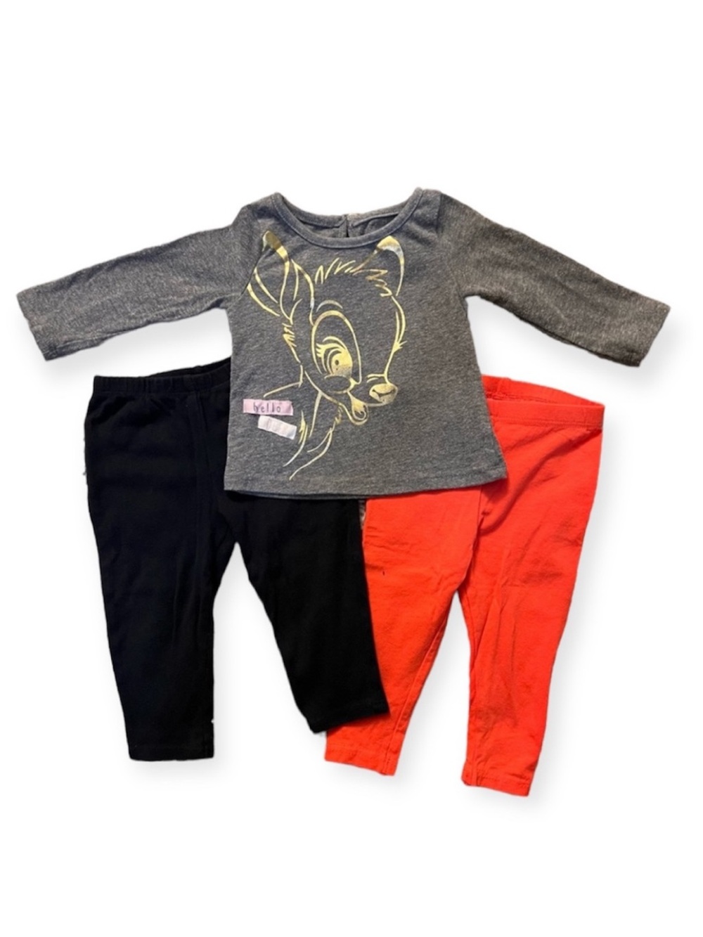 3-Piece Bambi Mix & Match Baby Clothing Bundle - 12 months
